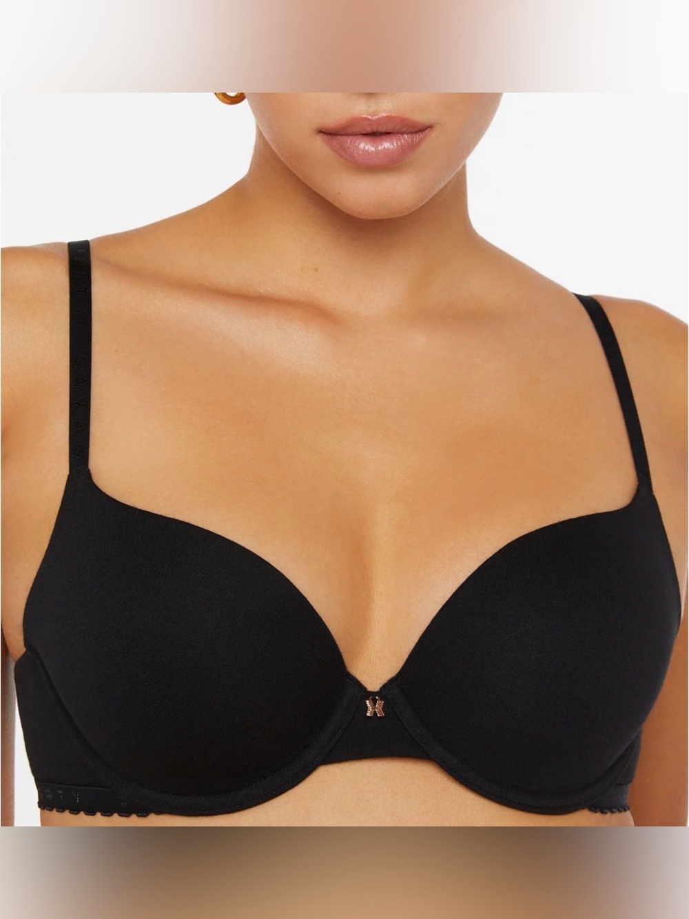 Savage X Fenty Black Smooth Molded Underwire Bra 32C